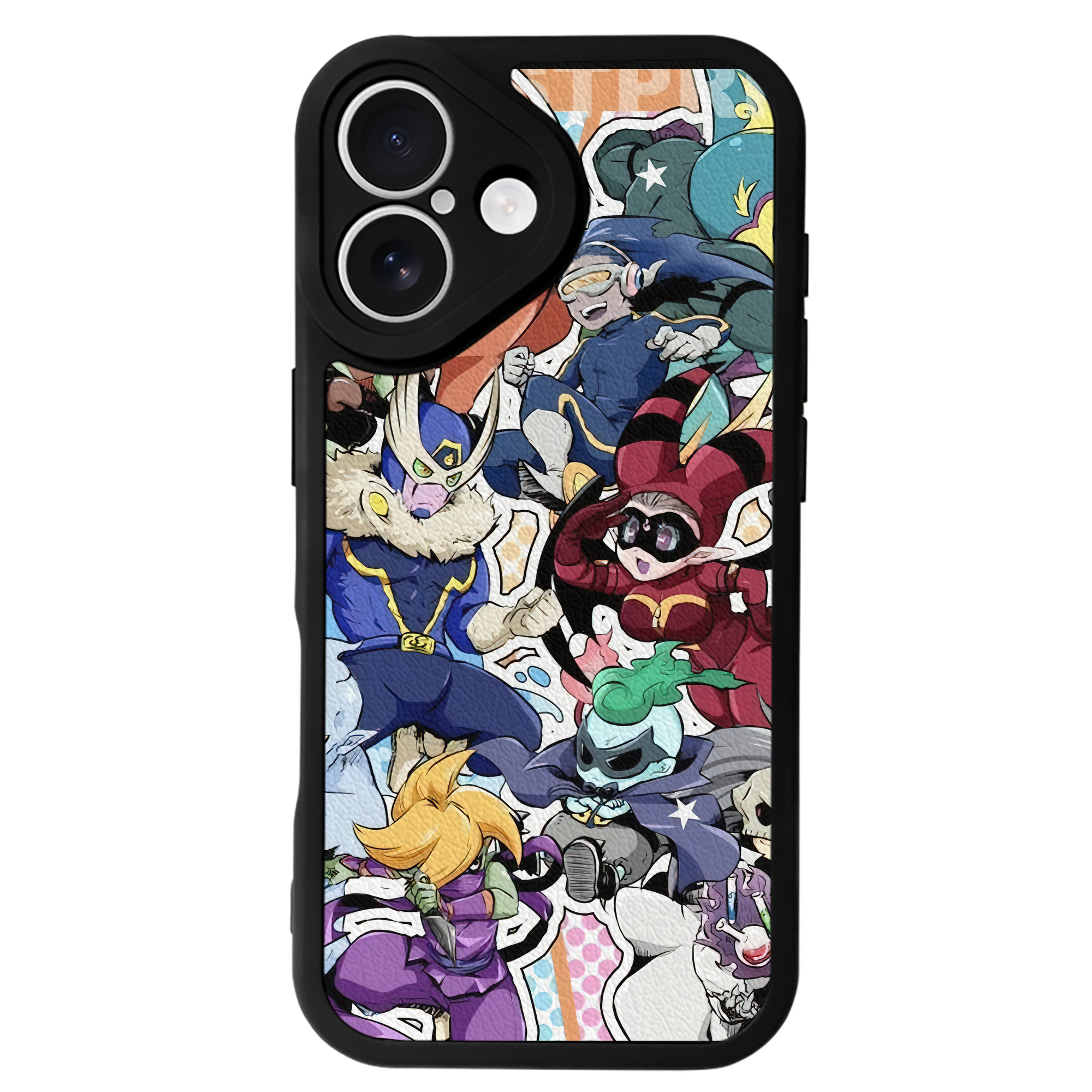 （画像用） 妖怪ウォッチ Yo-kai Watch 【iPhone 16シリーズ対応】シリコンスマホケース（レザー調） 材質：シリコン